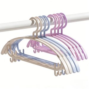 Eco Plastic Hangers with Hooks for Wardrobe & Store(20-pack)