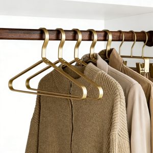 Sturdy Aluminum Hangers for Clothing(20-pack)