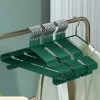 Factory Wholesale Colorful Non-slip Clothes Hanger Household Space Saving Plastic Hangers With Hooks